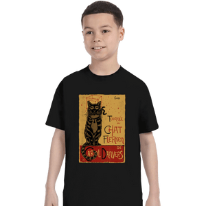Shirts T-Shirts, Youth / XL / Black Chat Flerken