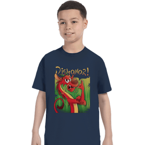 Shirts T-Shirts, Youth / XL / Navy Dishonor On You