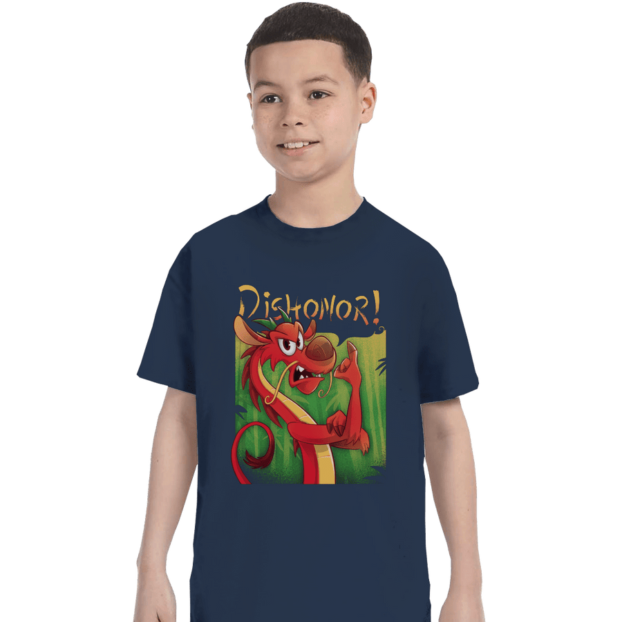 Shirts T-Shirts, Youth / XL / Navy Dishonor On You