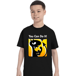 Shirts T-Shirts, Youth / XS / Black You Can Do It