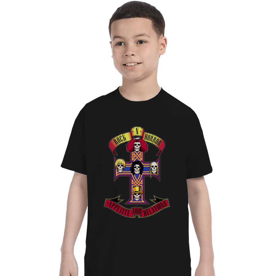 Shirts T-Shirts, Youth / XL / Black Rock N Horror