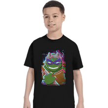 Load image into Gallery viewer, Daily_Deal_Shirts T-Shirts, Youth / XS / Black Glitch Donatello
