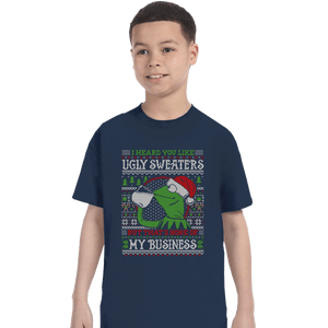 Daily_Deal_Shirts T-Shirts, Youth / XS / Navy My Business