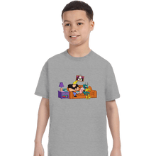 Load image into Gallery viewer, Secret_Shirts T-Shirts, Youth / XS / Sports Grey 90&#39;s Network
