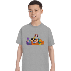 Secret_Shirts T-Shirts, Youth / XS / Sports Grey 90's Network