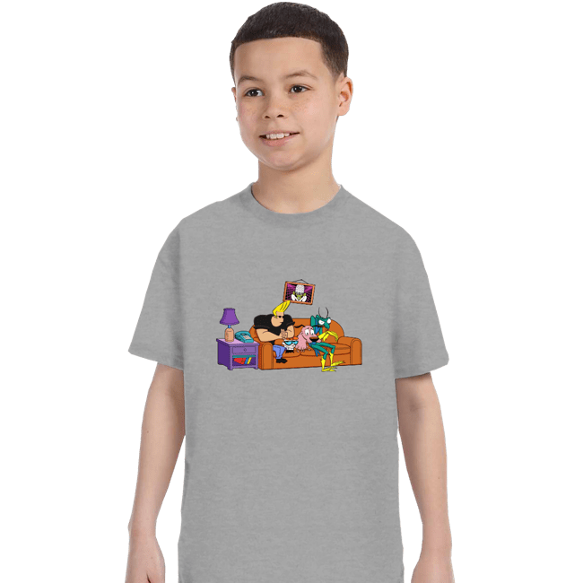 Secret_Shirts T-Shirts, Youth / XS / Sports Grey 90's Network