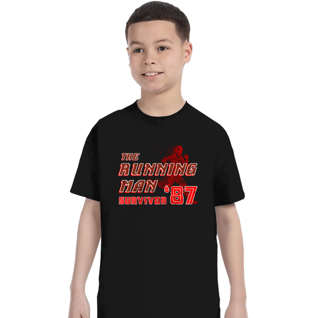 Secret_Shirts T-Shirts, Youth / XS / Black Survivor '87