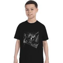 Load image into Gallery viewer, Shirts T-Shirts, Youth / Small / Black The Cute Knight
