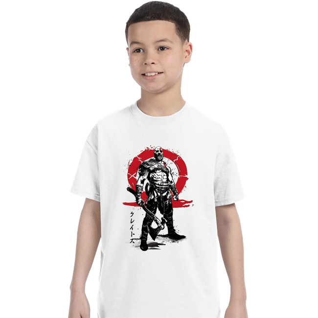 Daily_Deal_Shirts T-Shirts, Youth / XS / White Killer Of Gods Sumi-e