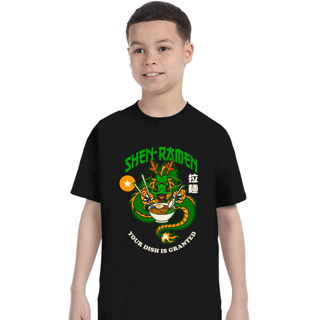 Secret_Shirts T-Shirts, Youth / XS / Black Shen Ramen