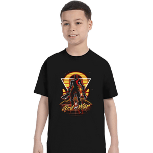 Shirts T-Shirts, Youth / XS / Black Retro War God