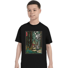 Load image into Gallery viewer, Daily_Deal_Shirts T-Shirts, Youth / XS / Black Galactic Empire In A Forest
