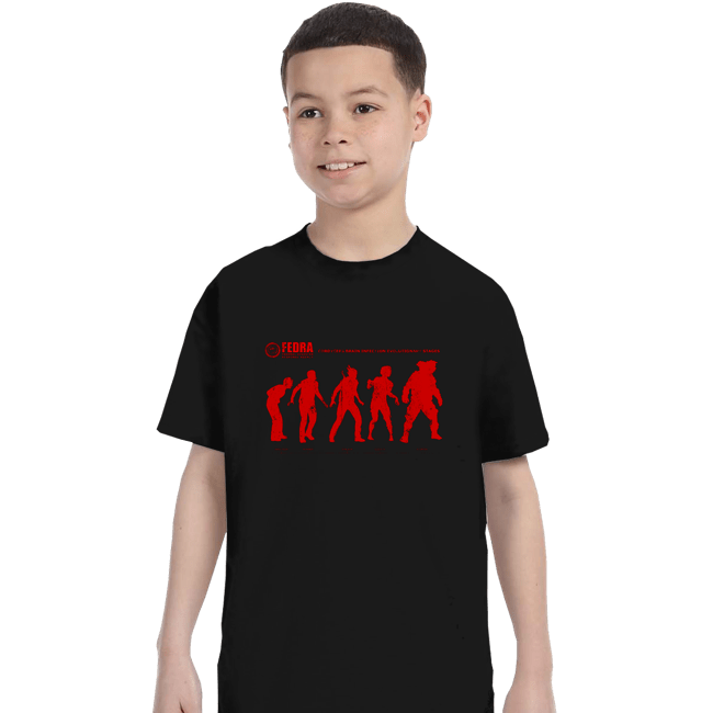 Daily_Deal_Shirts T-Shirts, Youth / XS / Black Infection Evolution