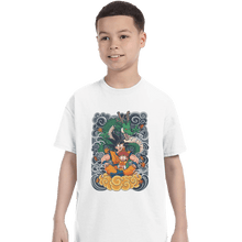 Load image into Gallery viewer, Shirts T-Shirts, Youth / XS / White Goku and Gohan
