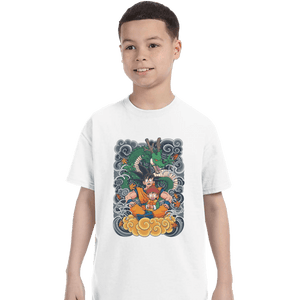 Shirts T-Shirts, Youth / XS / White Goku and Gohan