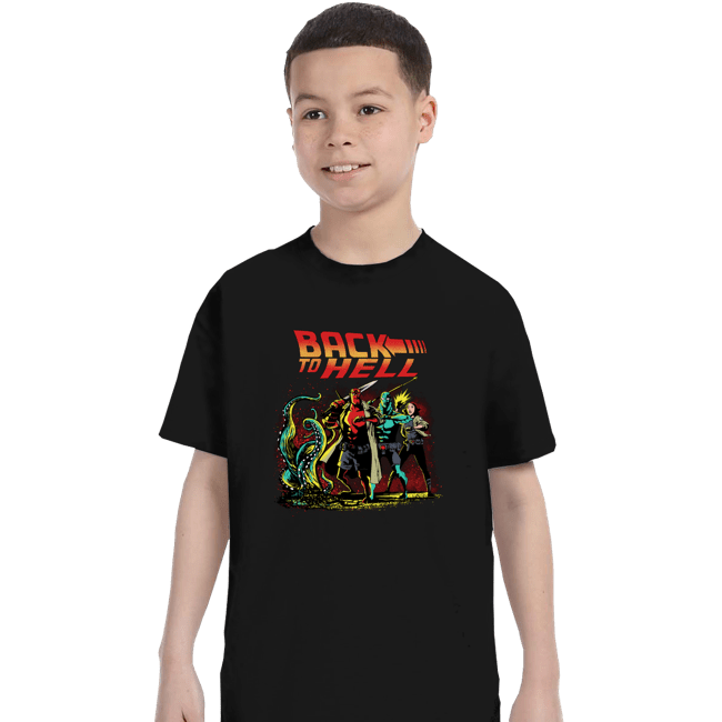Secret_Shirts T-Shirts, Youth / XS / Black Back To Hell
