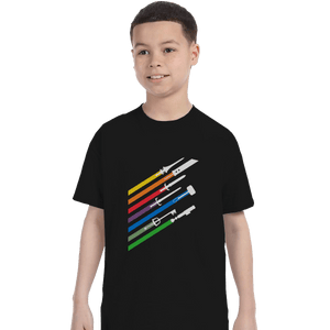 Shirts T-Shirts, Youth / XL / Black Weapon Streaks