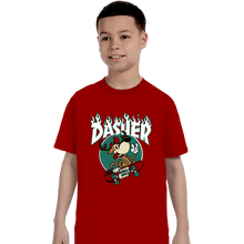 Load image into Gallery viewer, Secret_Shirts T-Shirts, Youth / XS / Red Dasher Thrasher
