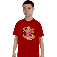 Load image into Gallery viewer, Shirts T-Shirts, Youth / XL / Red Pro Skater Princess
