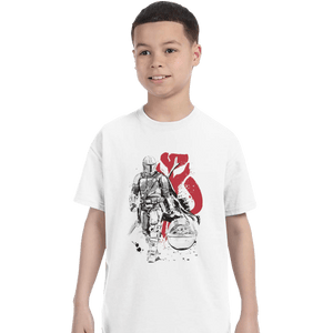 Shirts T-Shirts, Youth / XL / White Lone Hunter And Cub