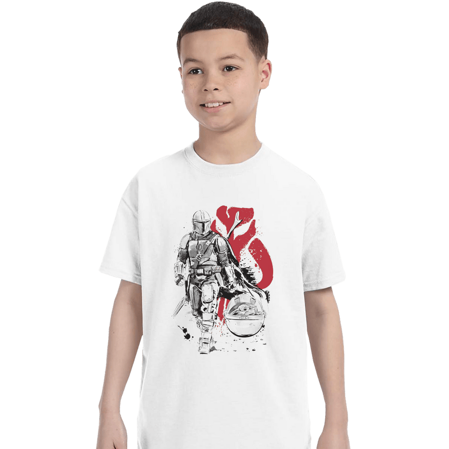 Shirts T-Shirts, Youth / XL / White Lone Hunter And Cub