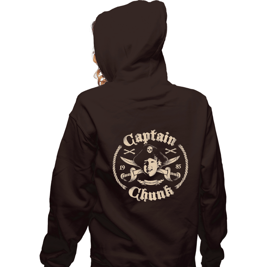 Shirts Zippered Hoodies, Unisex / Small / Dark Chocolate Captain Chunk