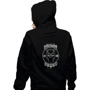 Shirts Zippered Hoodies, Unisex / Small / Black University Of Wakanda