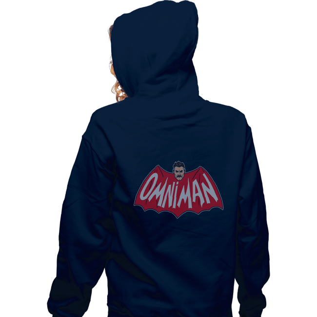 Daily_Deal_Shirts Zippered Hoodies, Unisex / Small / Navy Omni Knight