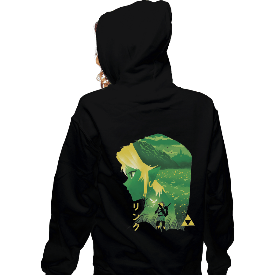 Shirts Zippered Hoodies, Unisex / Small / Black Hyrule Hero