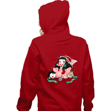 Load image into Gallery viewer, Secret_Shirts Zippered Hoodies, Unisex / Small / Red Christmas Of Demons
