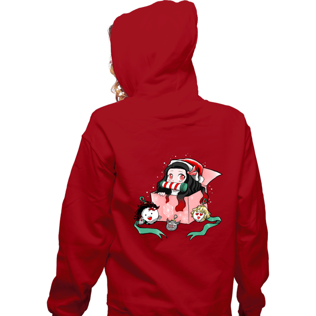 Secret_Shirts Zippered Hoodies, Unisex / Small / Red Christmas Of Demons
