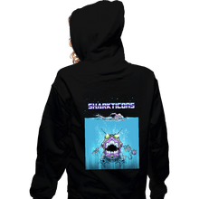 Load image into Gallery viewer, Secret_Shirts Zippered Hoodies, Unisex / Small / Black Sharkticons!
