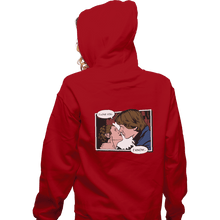 Load image into Gallery viewer, Shirts Zippered Hoodies, Unisex / Small / Red Rebelstein Kiss
