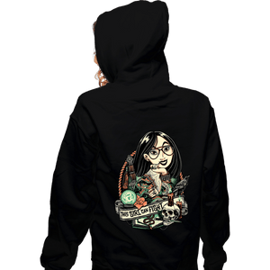 Daily_Deal_Shirts Zippered Hoodies, Unisex / Small / Black This Girl Can Fight