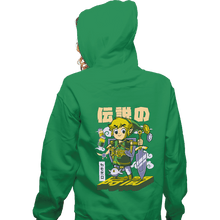 Load image into Gallery viewer, Daily_Deal_Shirts Zippered Hoodies, Unisex / Small / Irish Green Lil&#39; Legend
