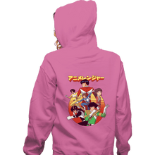 Load image into Gallery viewer, Secret_Shirts Zippered Hoodies, Unisex / Small / Red Anime Rangers
