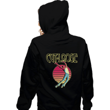 Load image into Gallery viewer, Shirts Pullover Hoodies, Unisex / Small / Black Cut loose
