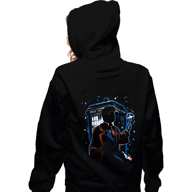 Secret_Shirts Zippered Hoodies, Unisex / Small / Black The Tenth Doctor