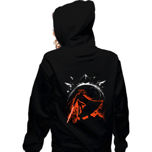 Daily_Deal_Shirts Zippered Hoodies, Unisex / Small / Black The Dark Side