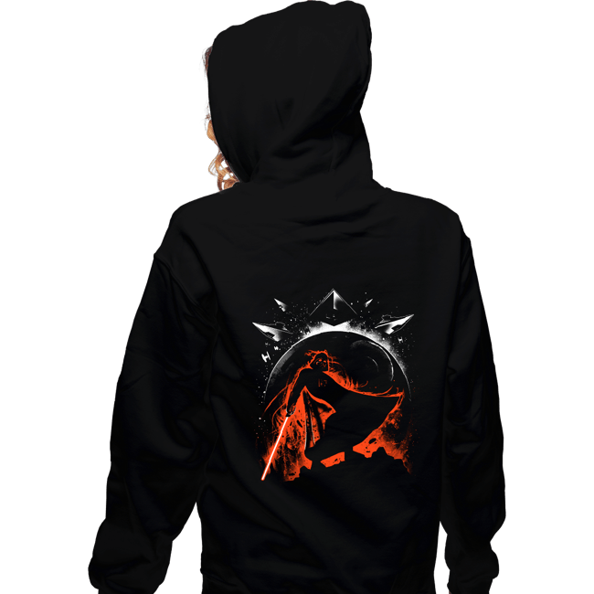 Daily_Deal_Shirts Zippered Hoodies, Unisex / Small / Black The Dark Side