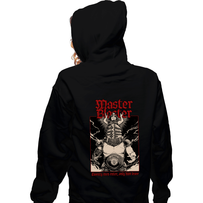 Daily_Deal_Shirts Zippered Hoodies, Unisex / Small / Black Master And Blaster