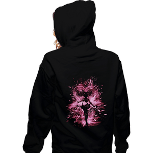 Shirts Zippered Hoodies, Unisex / Small / Black Chibi Moon Storm