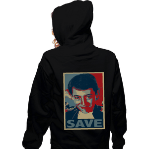 Shirts Zippered Hoodies, Unisex / Small / Black Save Ferris