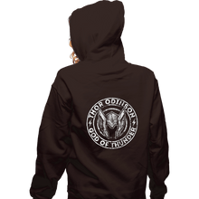 Load image into Gallery viewer, Secret_Shirts Zippered Hoodies, Unisex / Small / Dark Chocolate Thor God Of Thunder
