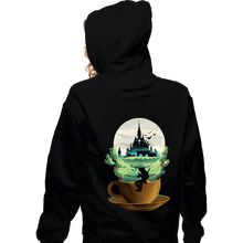 Load image into Gallery viewer, Secret_Shirts Zippered Hoodies, Unisex / Small / Black Hyrule&#39;s Coffee
