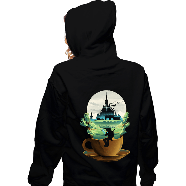 Secret_Shirts Zippered Hoodies, Unisex / Small / Black Hyrule's Coffee