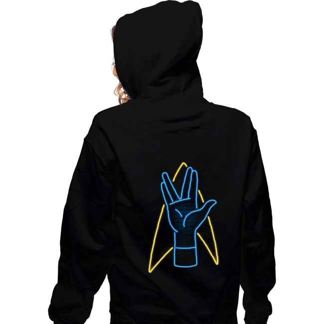 Daily_Deal_Shirts Zippered Hoodies, Unisex / Small / Black Cool Salute