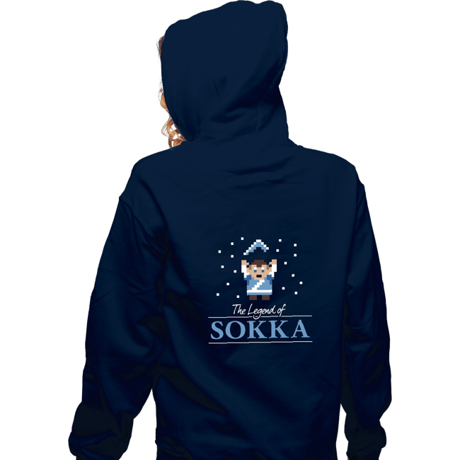 Shirts Zippered Hoodies, Unisex / Small / Navy The Legend Of Sokka