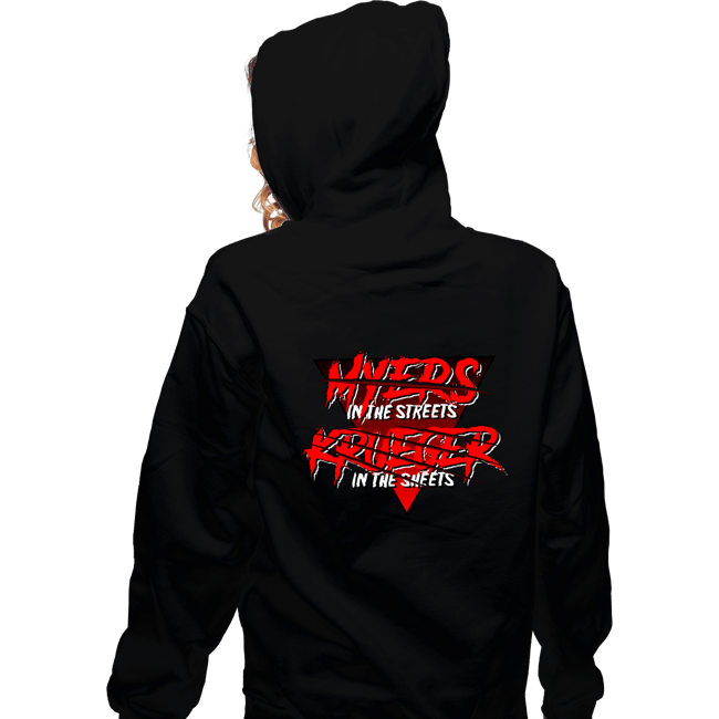 Secret_Shirts Zippered Hoodies, Unisex / Small / Black Horror In The Streets