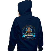 Load image into Gallery viewer, Secret_Shirts Zippered Hoodies, Unisex / Small / Navy Garak Clothiers
